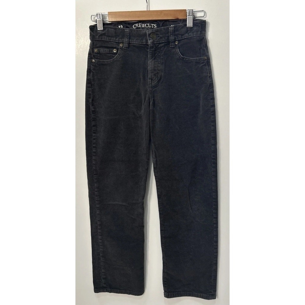 Boys‎ J. Crew Crewcuts Corduroy Chino Pants Sz 12 Adjustable Waist